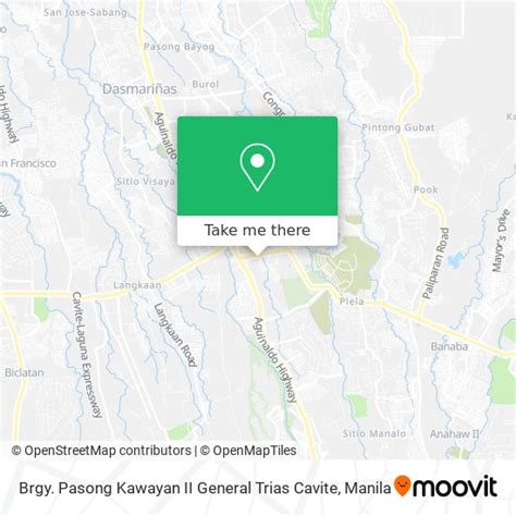pasong kawayan 2 google map|Pasong Kawayan II Map .